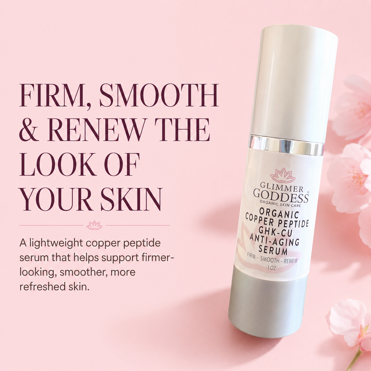 Organic Copper Peptide Serum – Firming & Smoothing