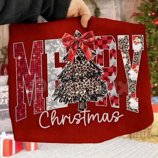 Coquette Merry Christmas Shirt Sweatshirt | Aesthetic Bow Holiday Crewneck | Trendy Feminine Winter Jumper | Cottagecore Xmas Gift