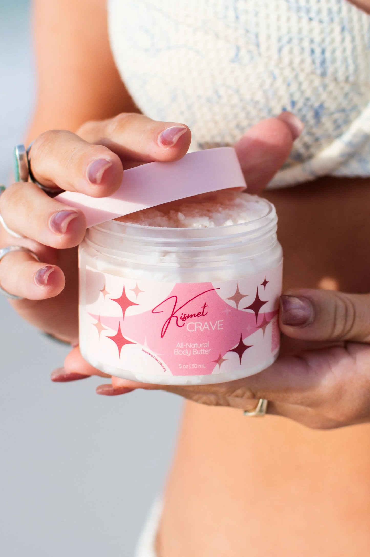 Give your body the moisture it craves. We created a combination of the most indulgent ingredients to deliver supreme hydration to your skin. Shea Butter provides nourishment and reduces inflammation, while Babbasu Butter heals even the driest skin. Organic Coconut Oil soothes, Argan Oil gives a surge of hydration for instantly softer skin, and Organic Coconut Water fights off aging. 100% all-natural, 100% craveable.

Crave Whipped Body Butter