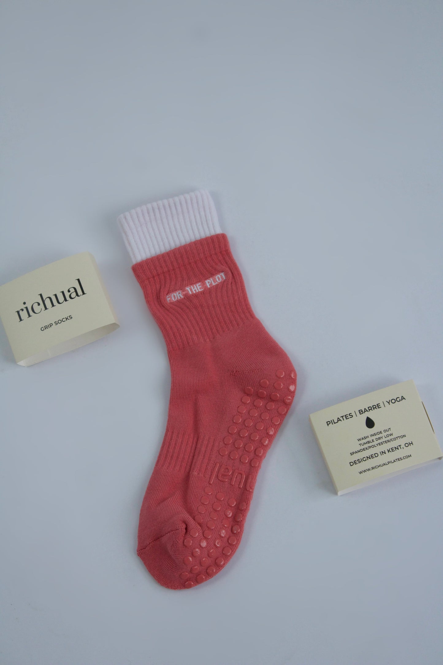 For The Plot Layered Grip Socks
