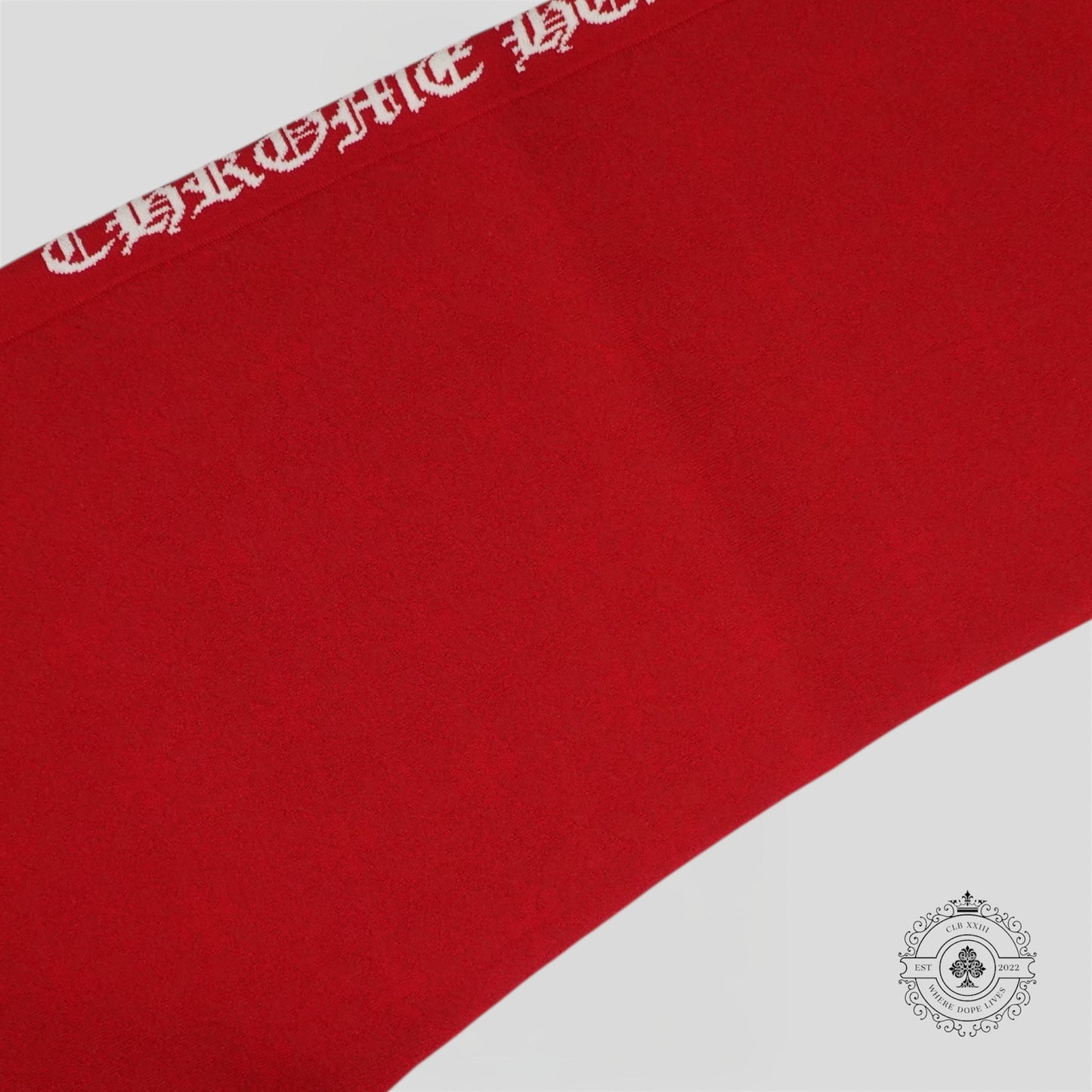 Chrome Hearts Plus Jacquard Pants in Red
