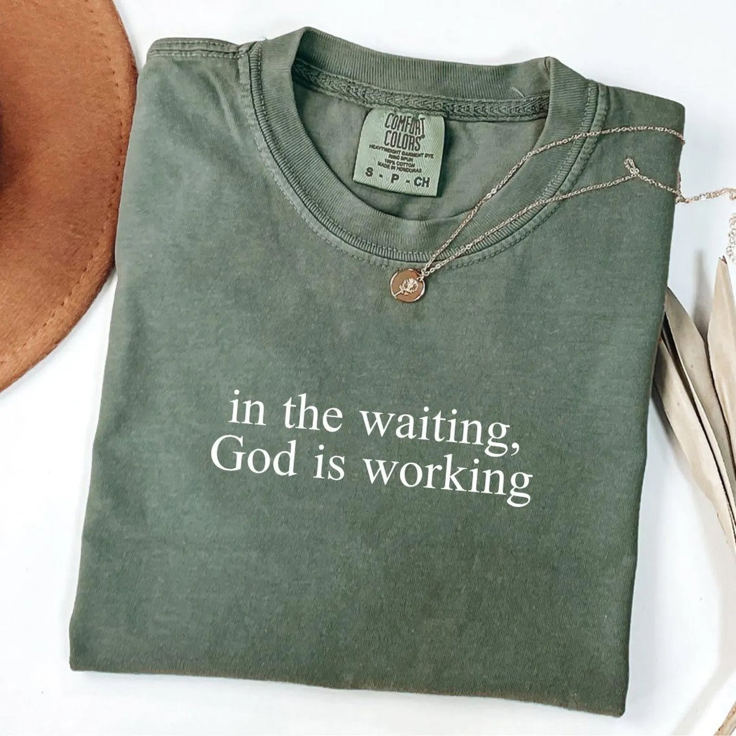 In the Waiting God is Working Graphic Tee