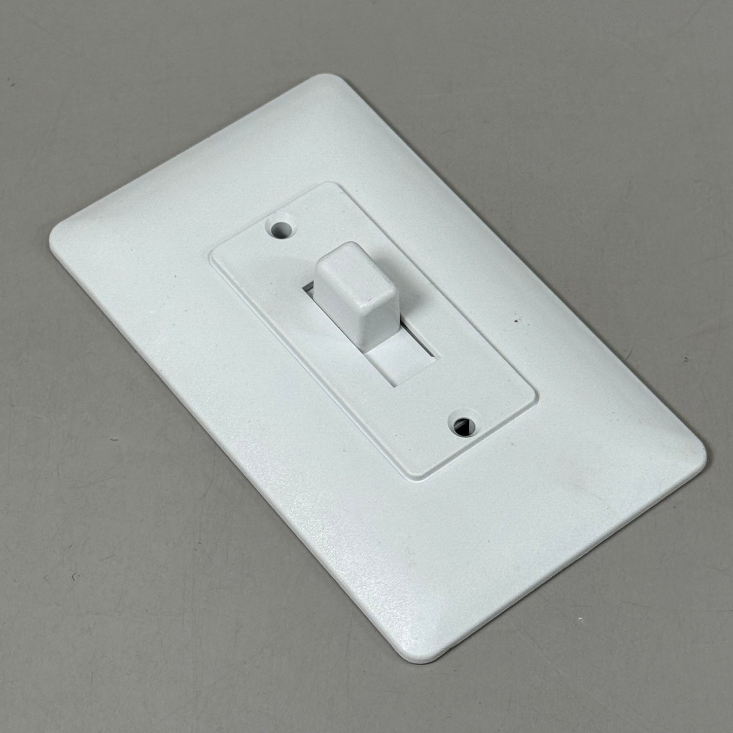 TITAN3 (5 PACK!) 1-Gang Toggle Cover-Up Wall Plate 5" x 3" White TPPCW-T-5