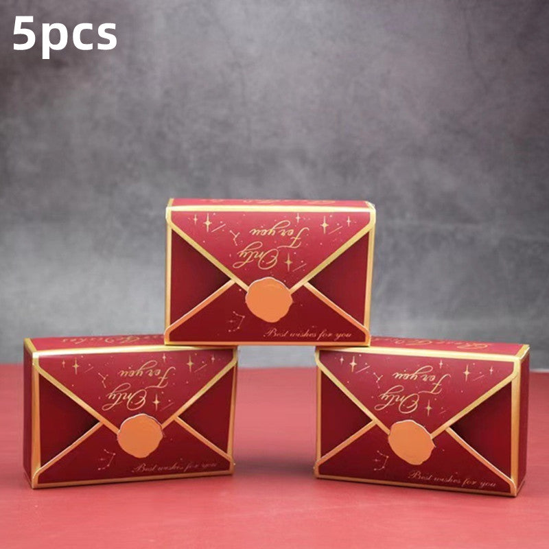 European Creative Candy Box Retro Wedding Gift Box Envelope Table Candy Box Candy Bag