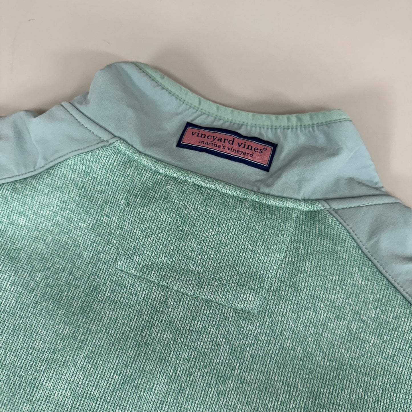 VINEYARD VINES Martha's Vineyard Men's Teal Green Half Zip Pullover Sz- XL