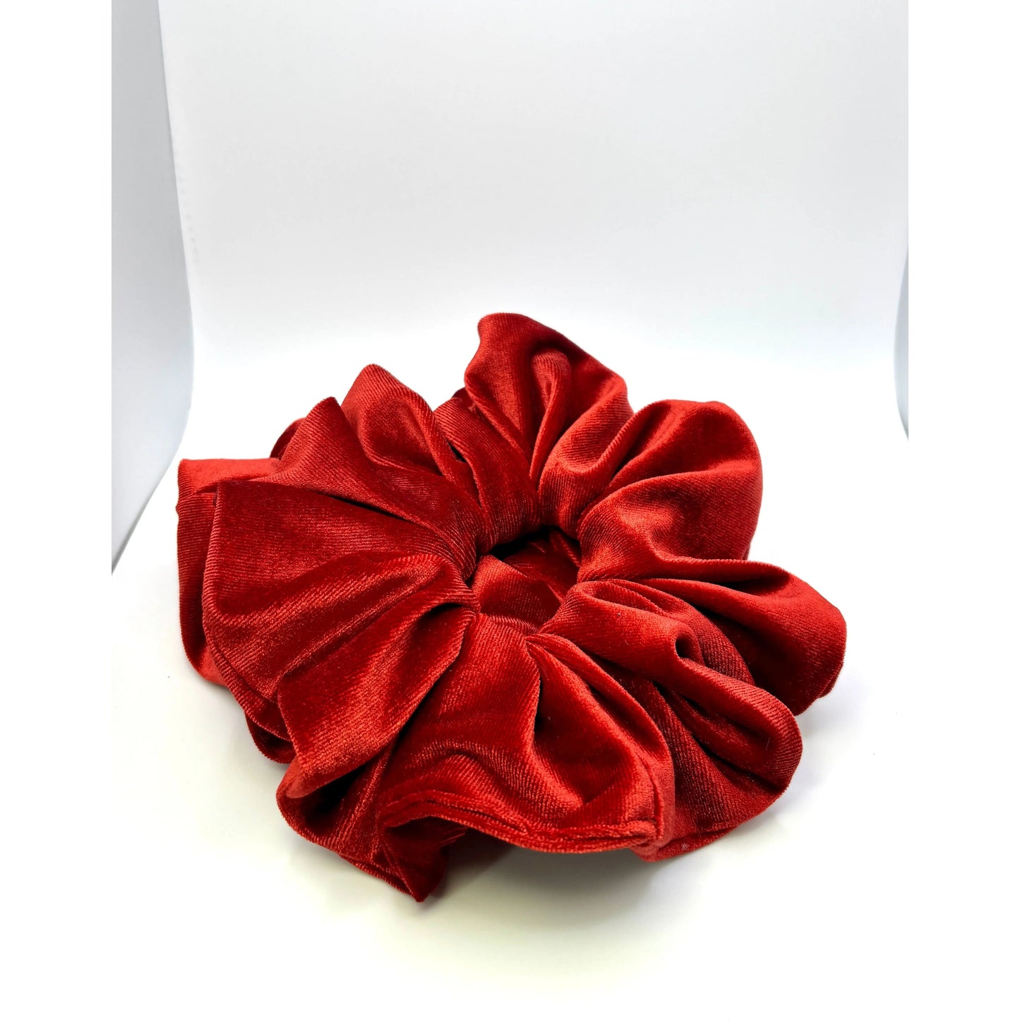 Burnt Orange Velvet Scrunchie