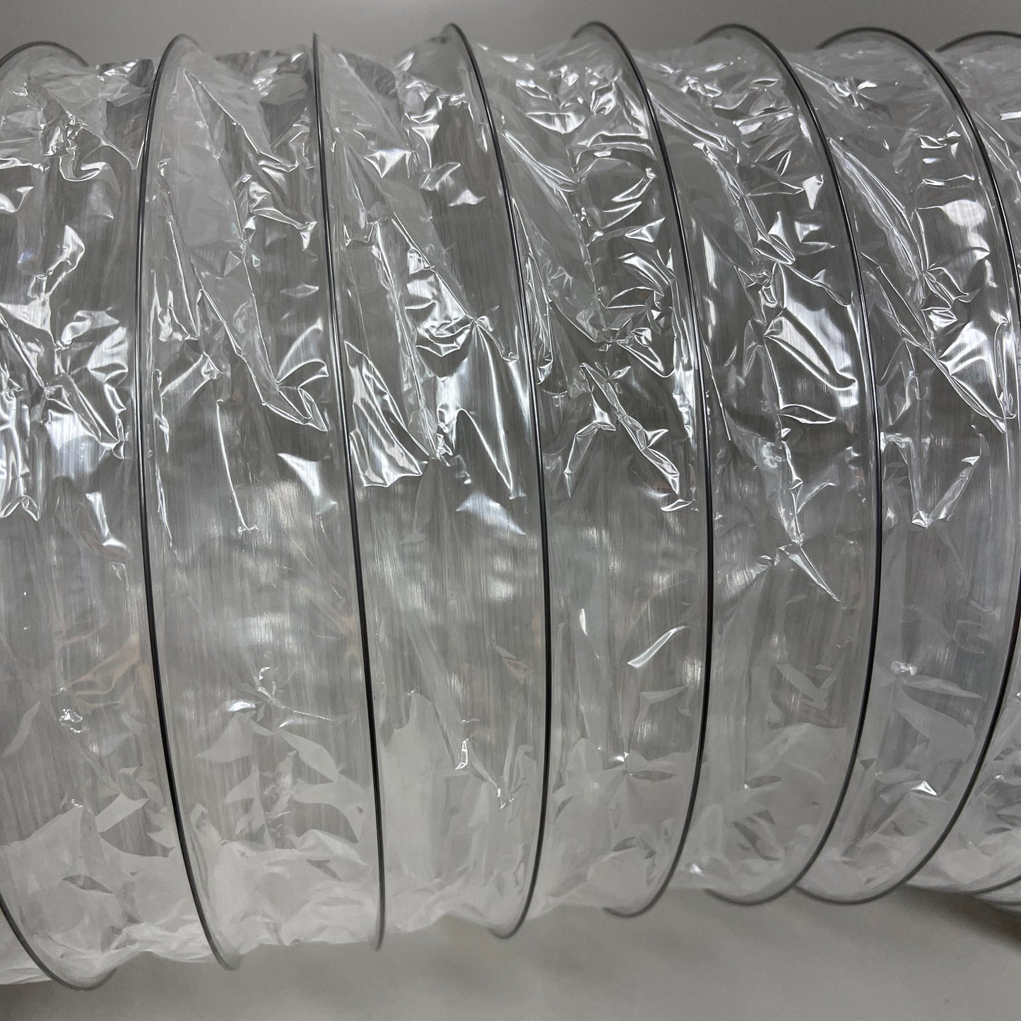 6-PACK! FLEX DUCT 8" x 25' Clear for HVAC C825 (New)