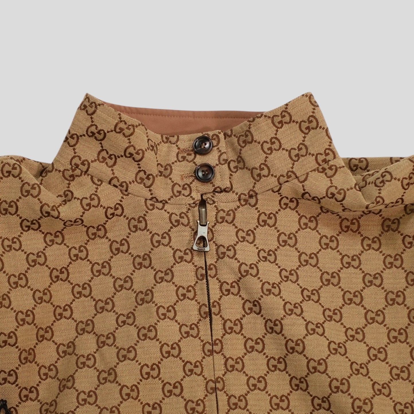 Gucci GG Supreme Canvas Reversible Jacket in Brown