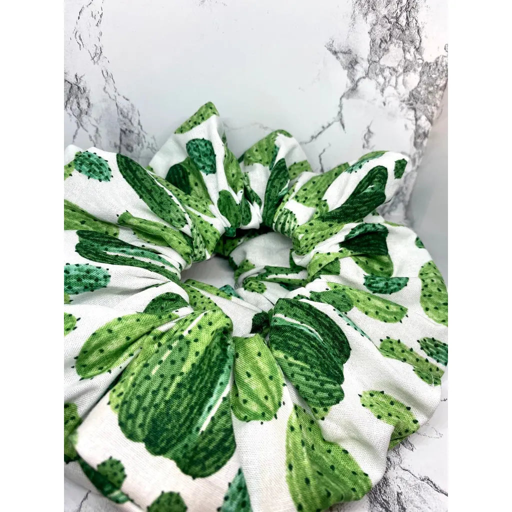 Cactus Summer Scrunchie