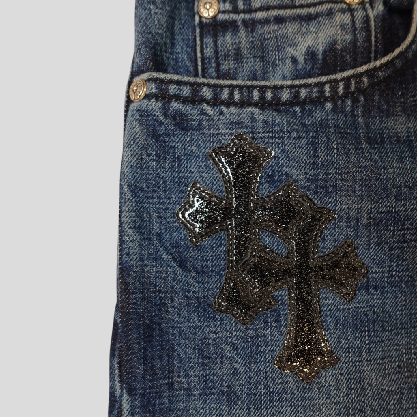Chrome Hearts Gel Patch Turbo Diesel Jeans