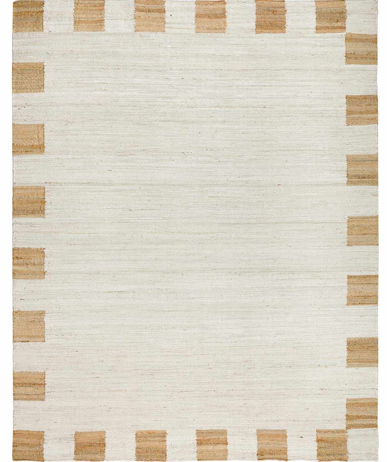 Rocio White Jute Carpet-0