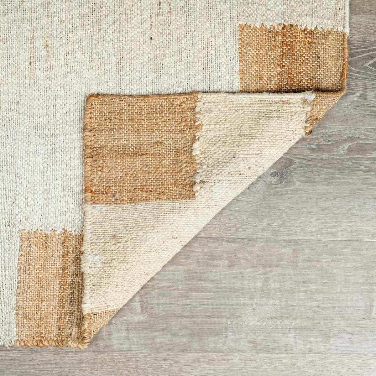 Rocio White Jute Carpet-2