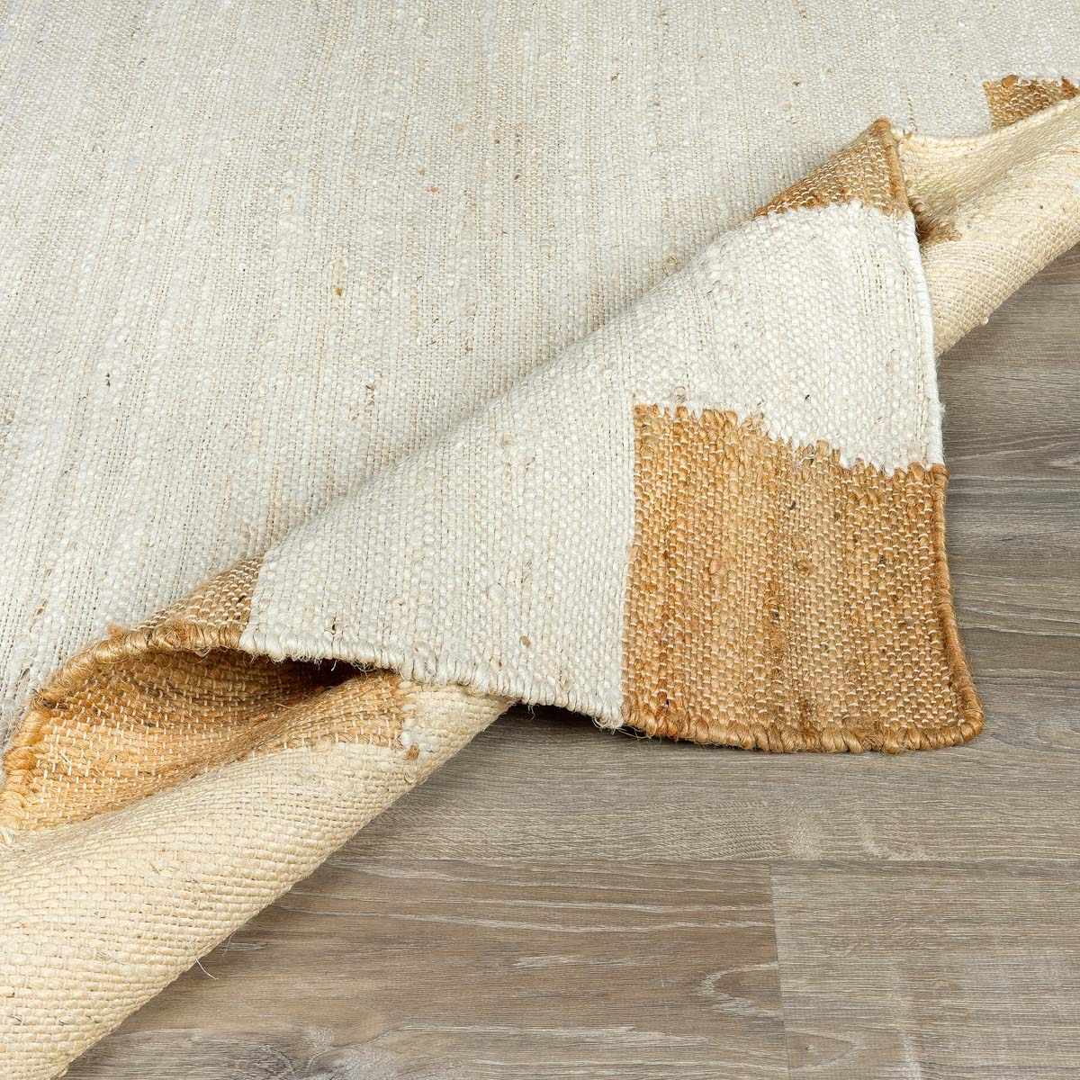 Rocio White Jute Carpet-3