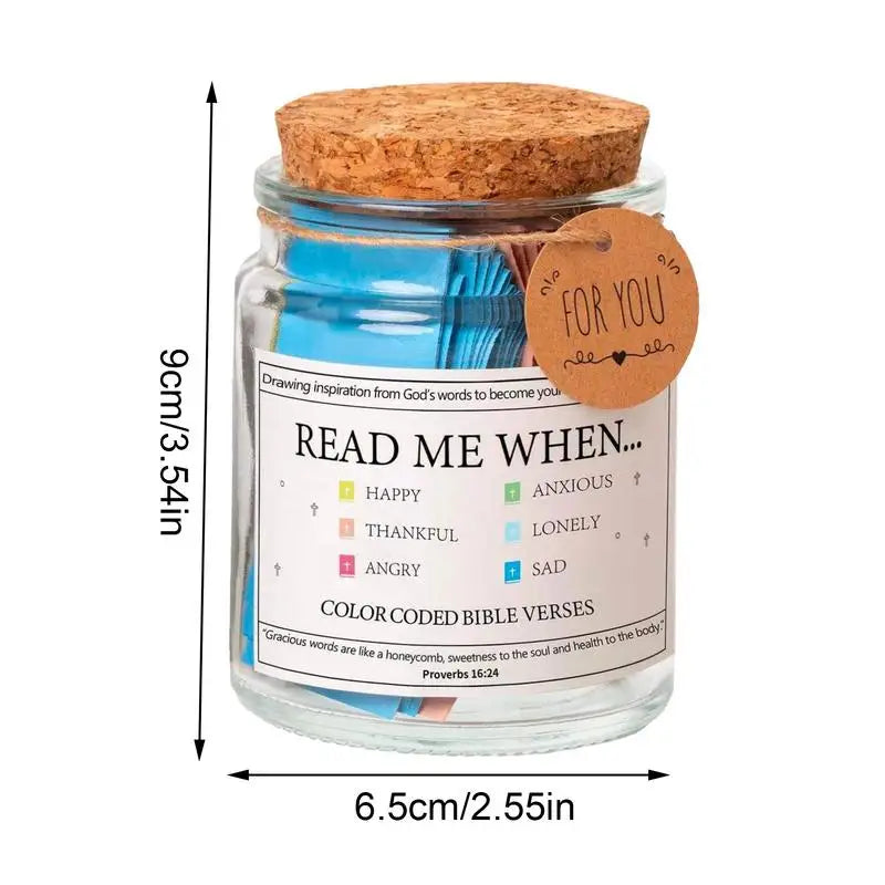 Sincere Prayer Jar Wishing Glass Jar Wishing Bottle Desktop Decoration Bottle Love Gift Wishing Bottle