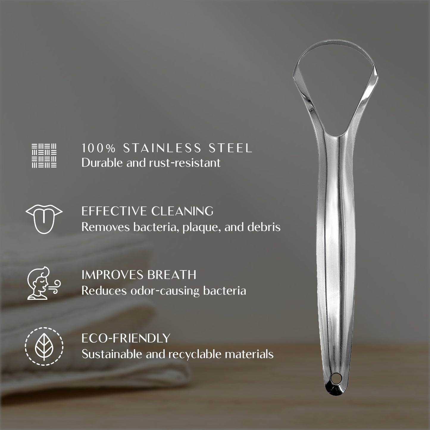 Stainless Steel Tongue Cleaner – 2 Pack-1
