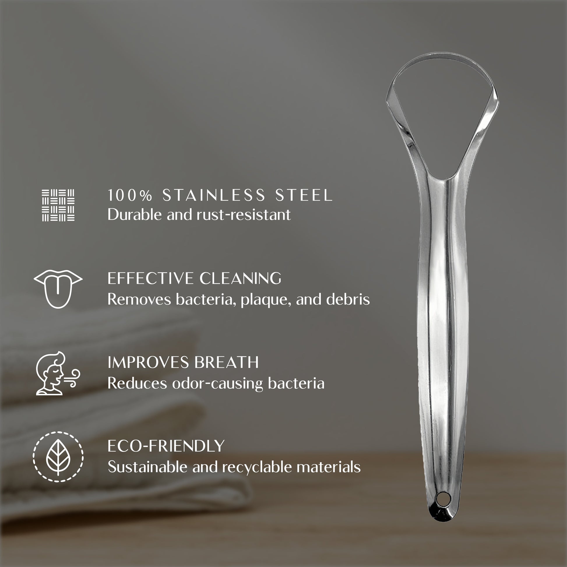Stainless Steel Tongue Cleaner – 2 Pack-1