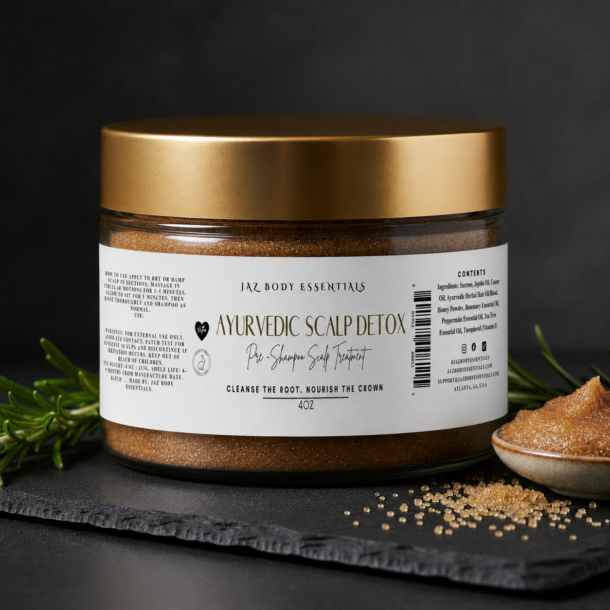 Ayurvedic Scalp Detox | Pre-Shampoo Treatment for Natural Hair & Locs