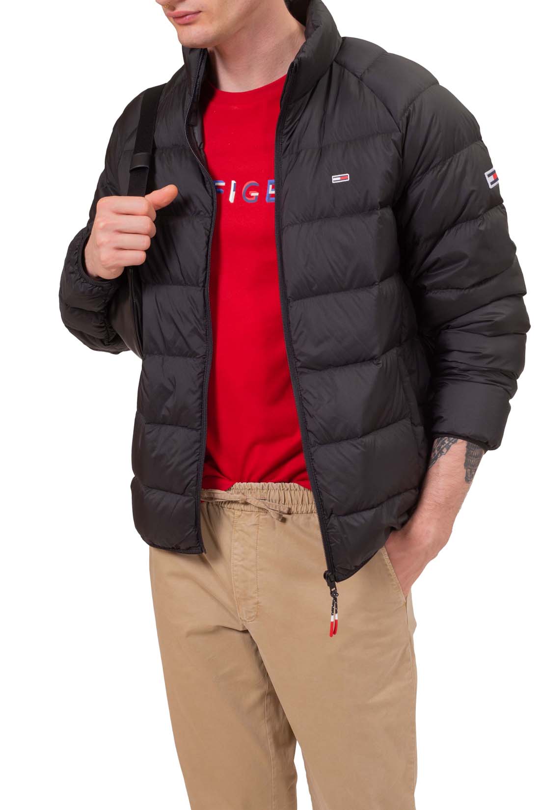 TOMMY JEANS - Men's light down jacket with raglan sleeves-9