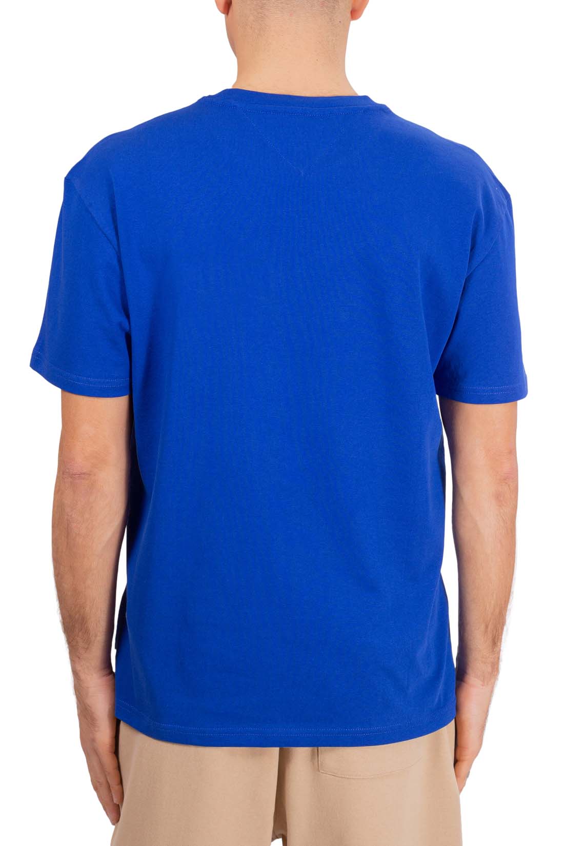 TOMMY JEANS - Men's relaxed T-shirt with logo patch  - Size L-6