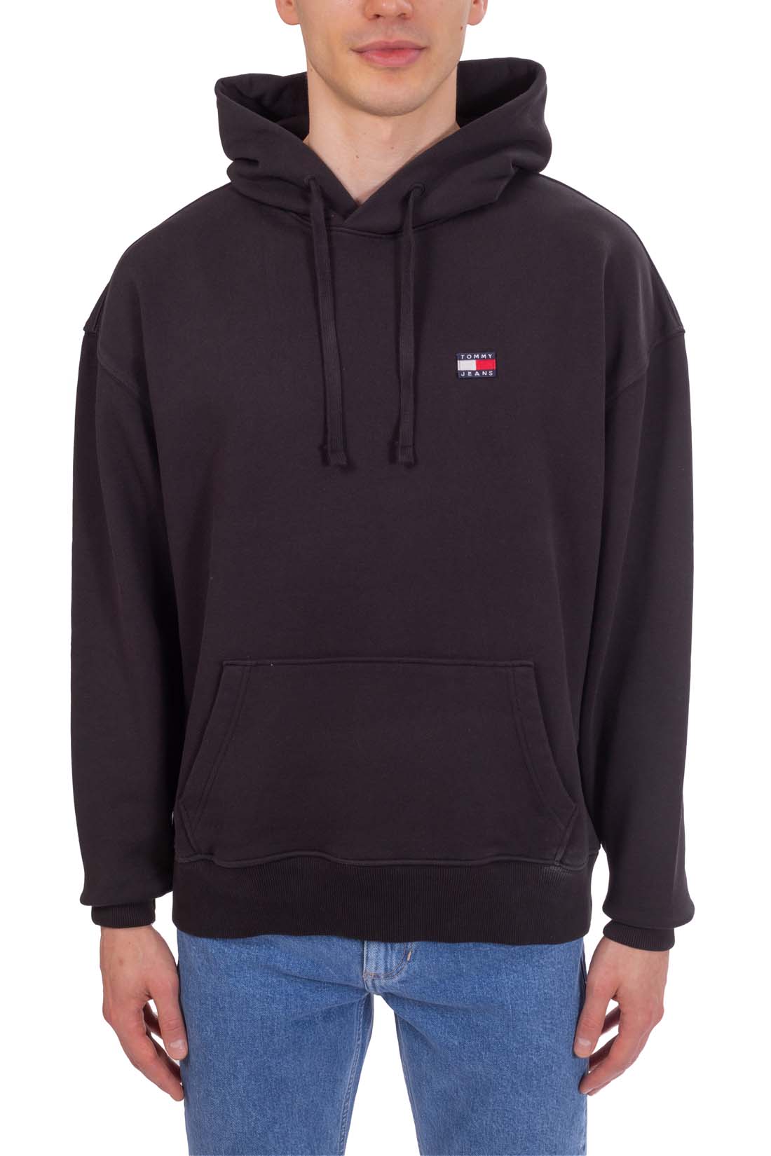 TOMMY JEANS - Men's relaxed hoodie with logo patch-1