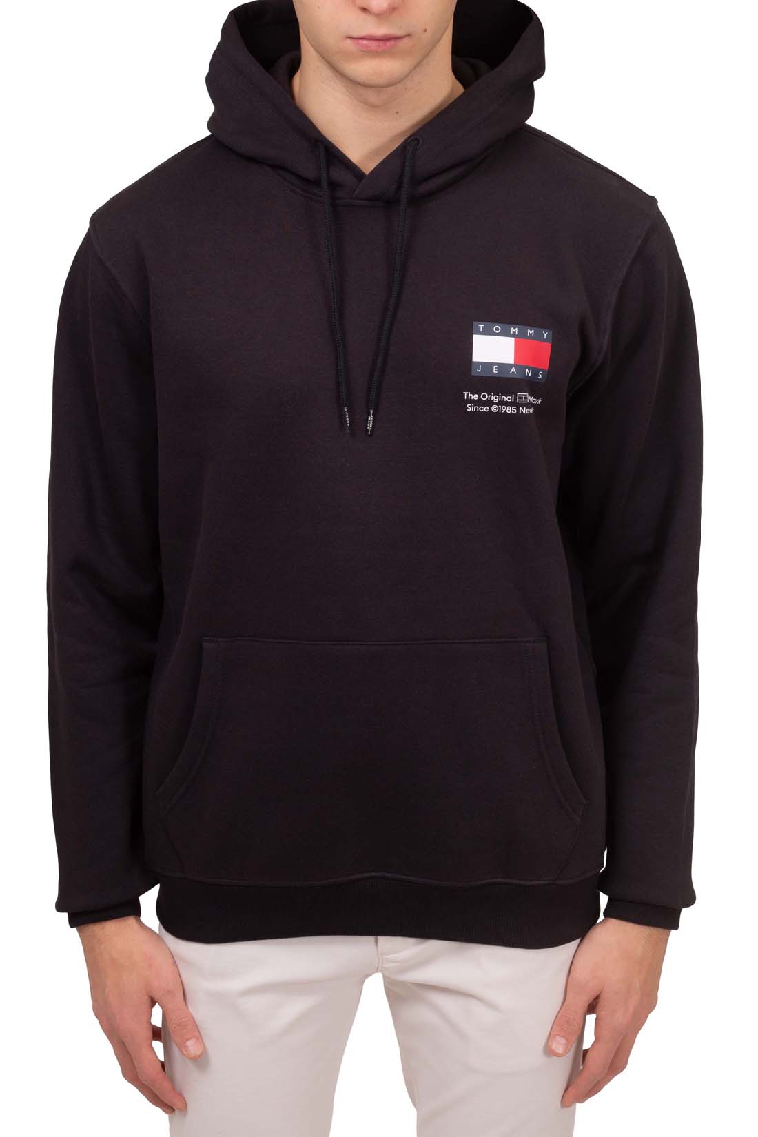 TOMMY JEANS - Men's regular hoodie with flag logo  - Size XXL-5
