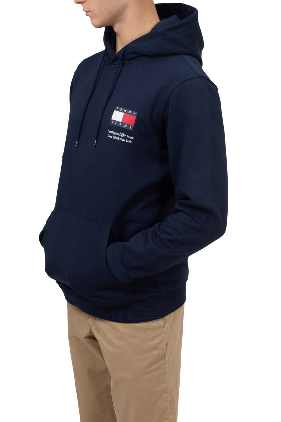 TOMMY JEANS - Men's regular hoodie with flag logo  - Size XXL-19