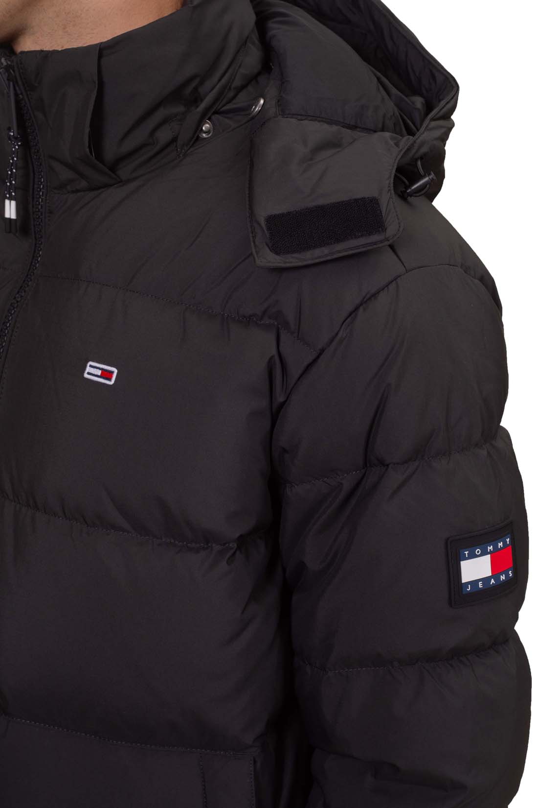 TOMMY JEANS - Men's water-repellent jacket with removable hood - Size XL-2
