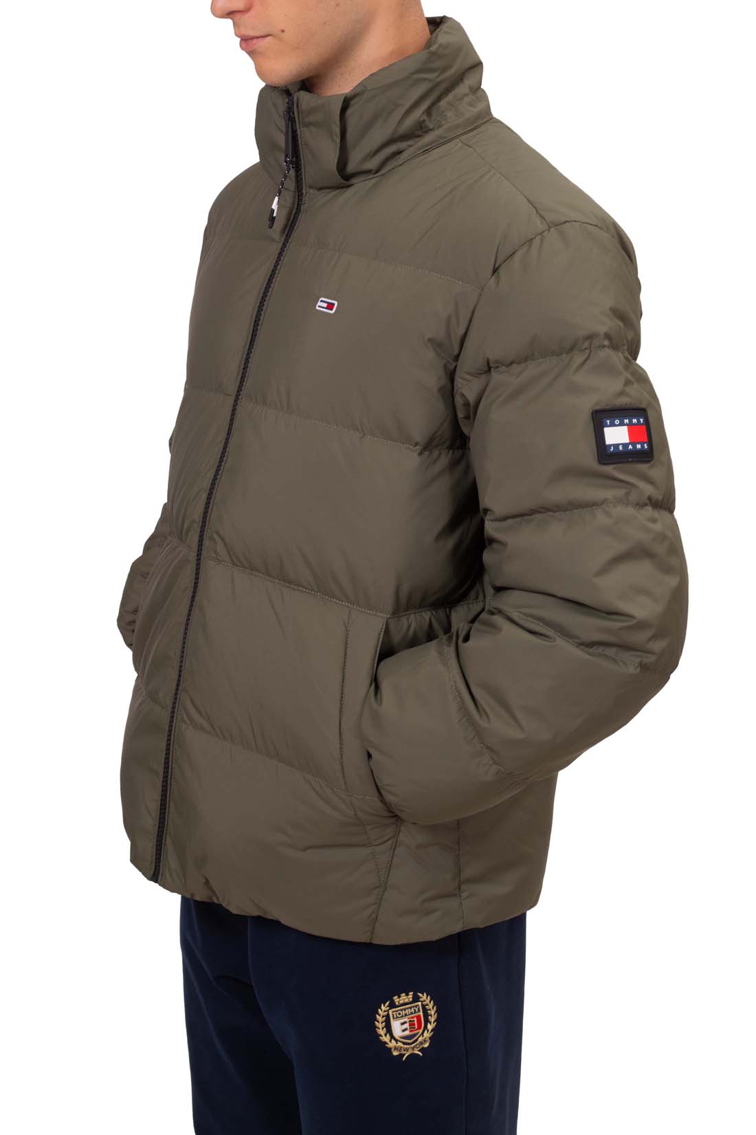 TOMMY JEANS - Men's water-repellent jacket with removable hood - Size XL-22