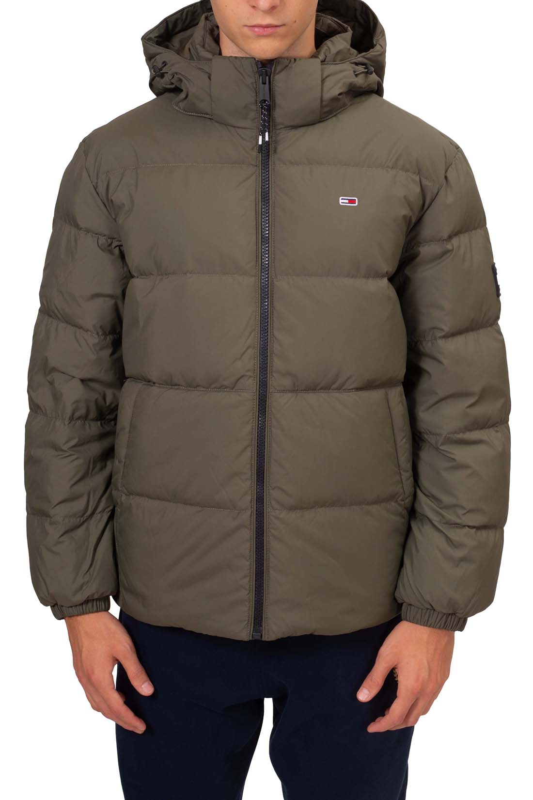 TOMMY JEANS - Men's water-repellent jacket with removable hood - Size XL-17
