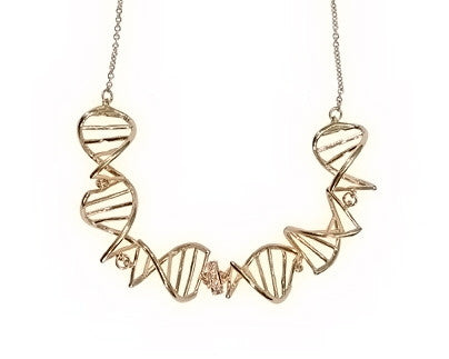 DNA Strand Chain Necklace-14K-0