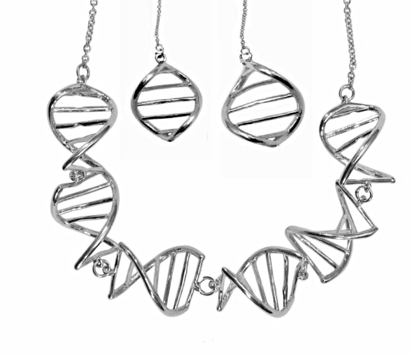 DNA Strand Chain Necklace-14K-2