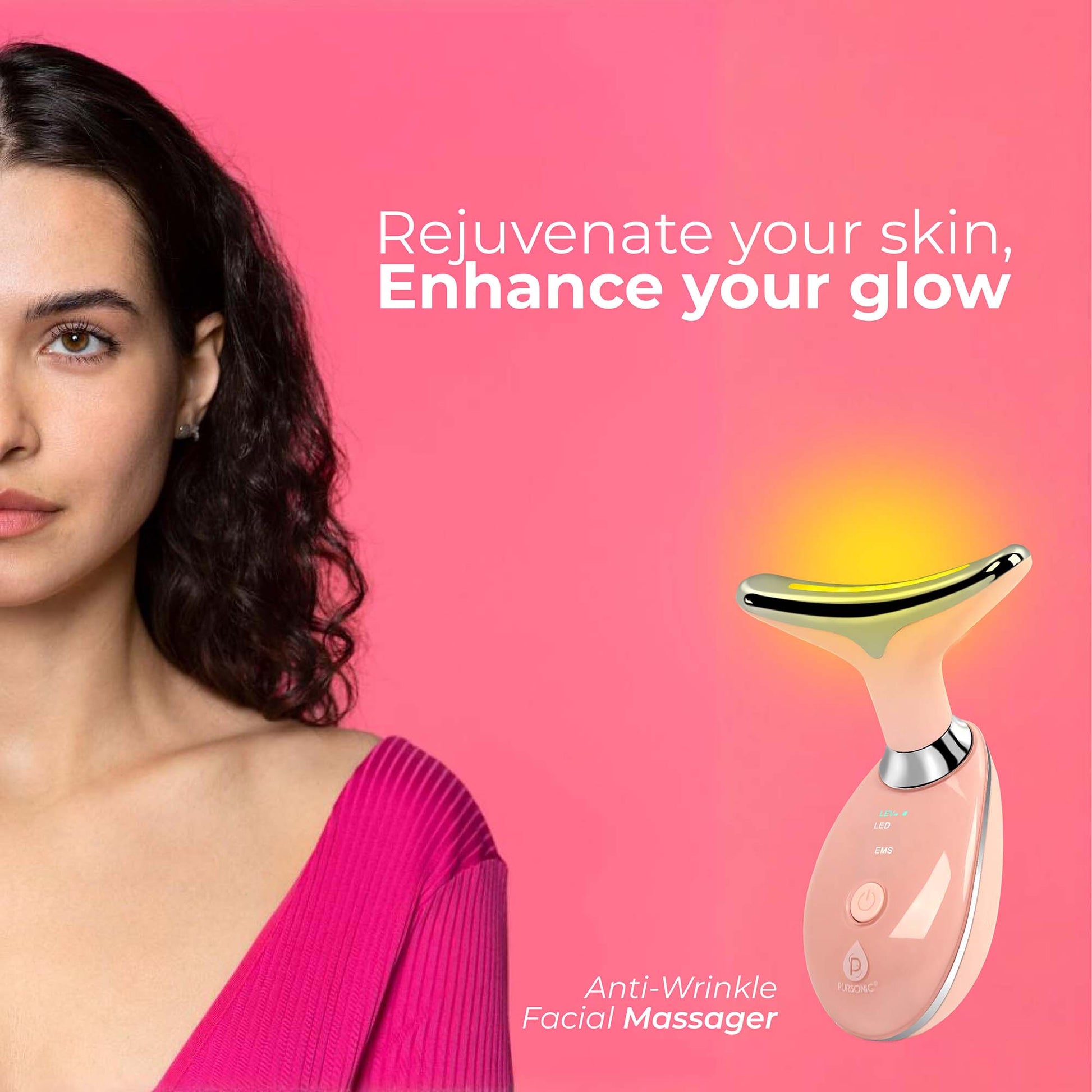 Pursonic Ultimate Glow Skincare Bundle – LED Therapy, Pore Vacuum, Anti-Aging Serums & More!-1
