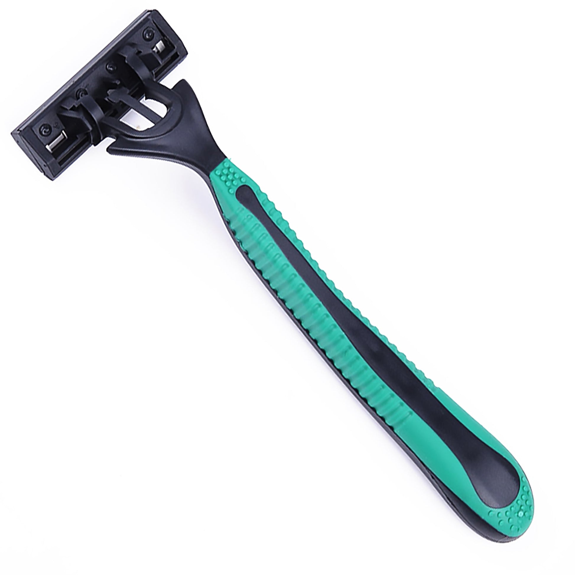 Mario Lopez 12 Disposable Razors Bundle - Green & Blue-2