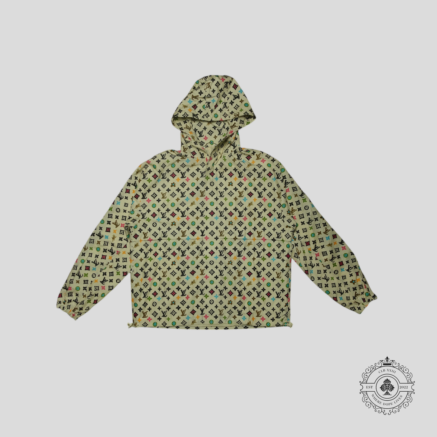 Louis Vuitton Monogram Craggy Windbreaker Jacket in Off-White