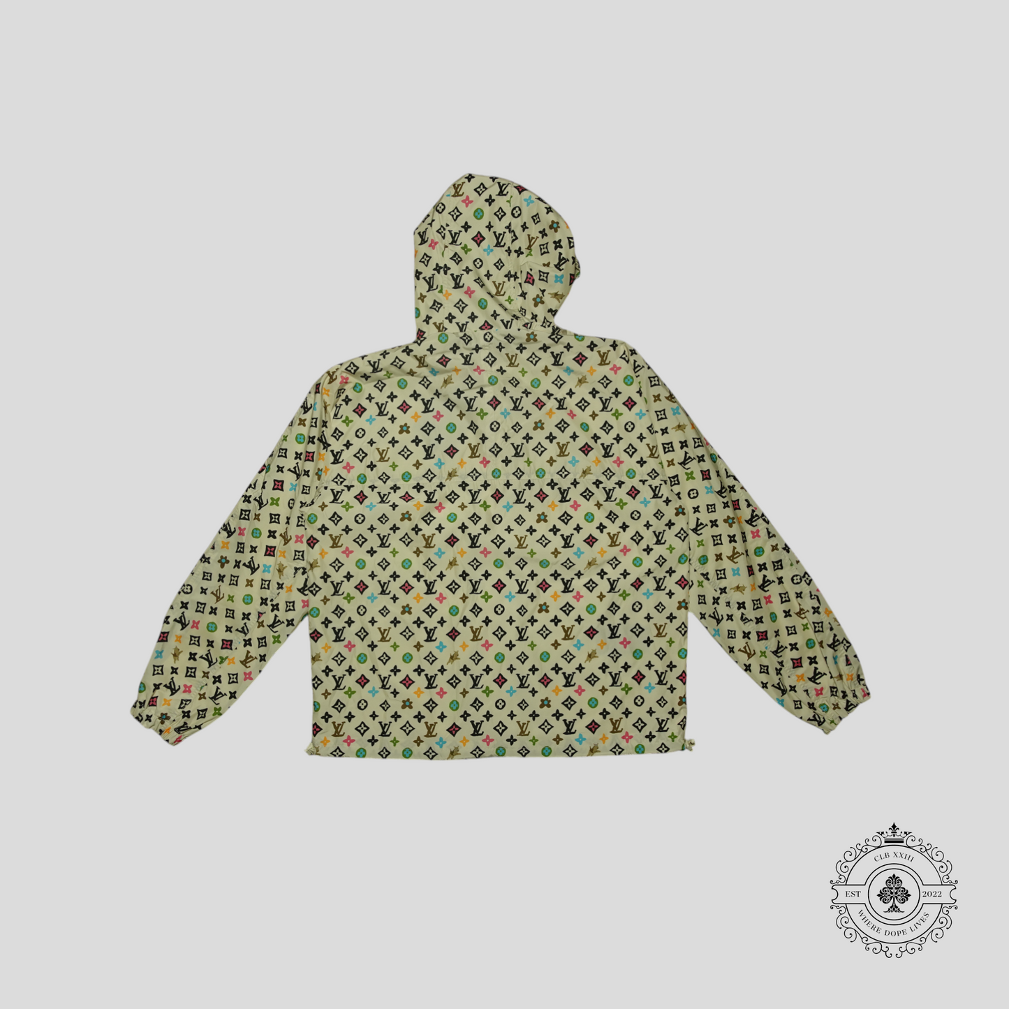 Louis Vuitton Monogram Craggy Windbreaker Jacket in Off-White