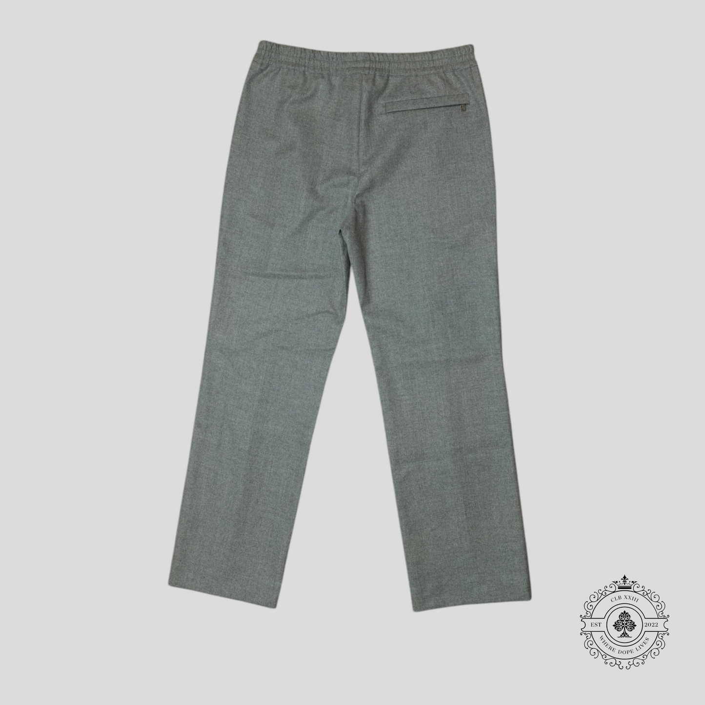 Louis Vuitton Tailored Track Pants in Grey