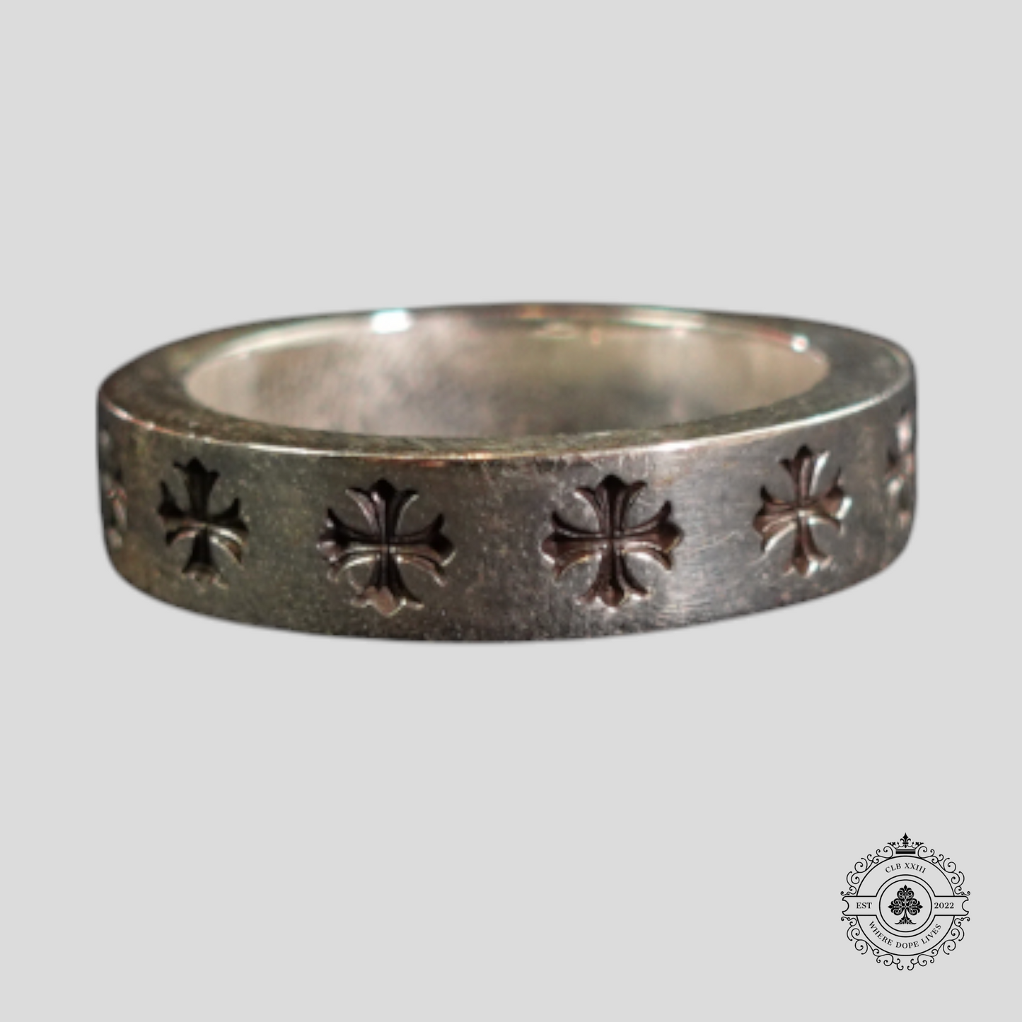 Chrome Hearts CH Forever Ring in Silver
