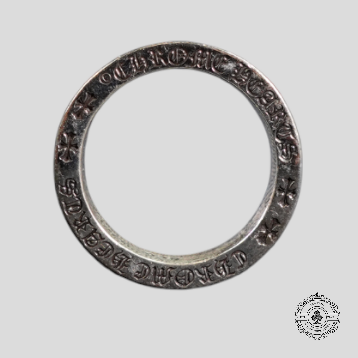 Chrome Hearts CH Forever Ring in Silver