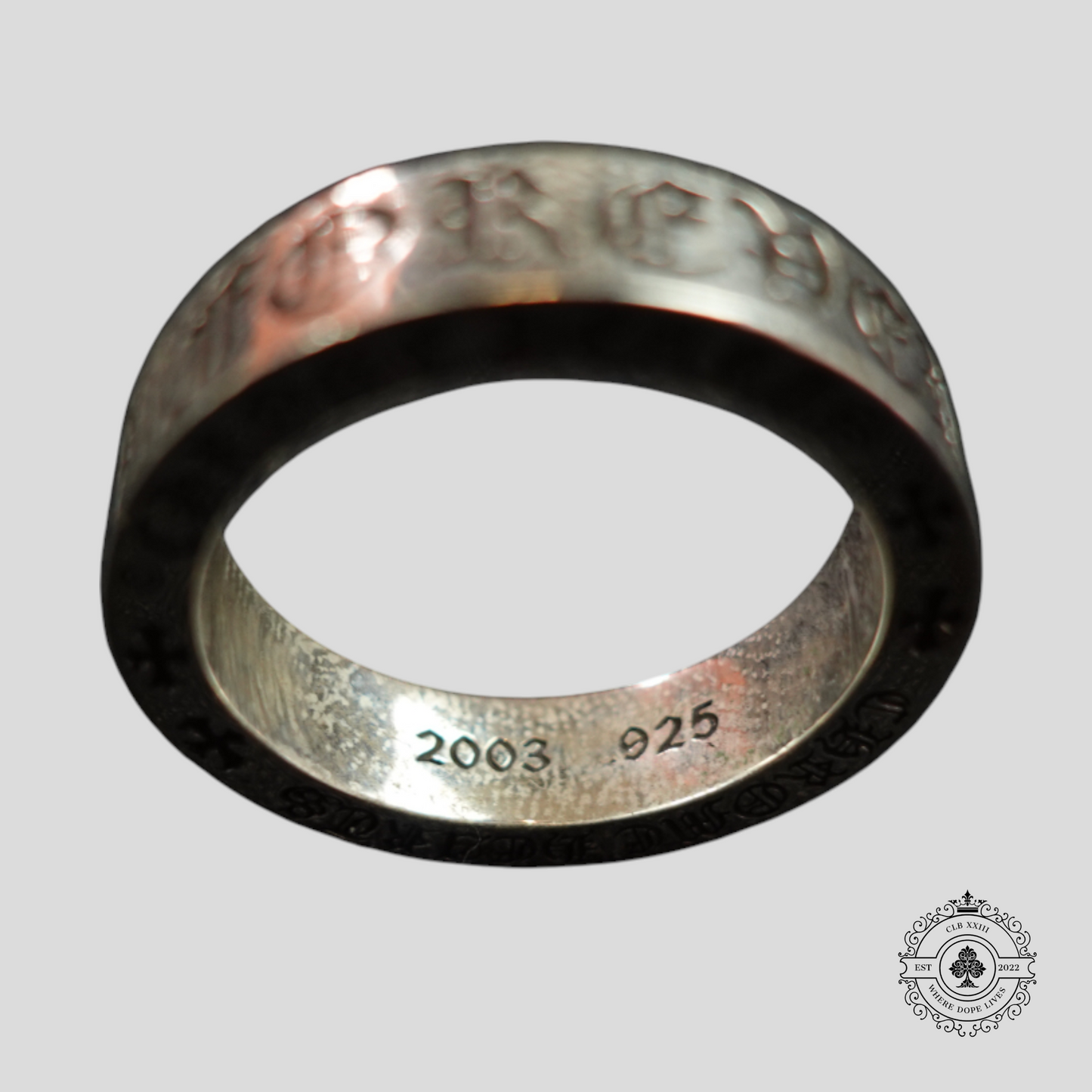 Chrome Hearts CH Forever Ring in Silver