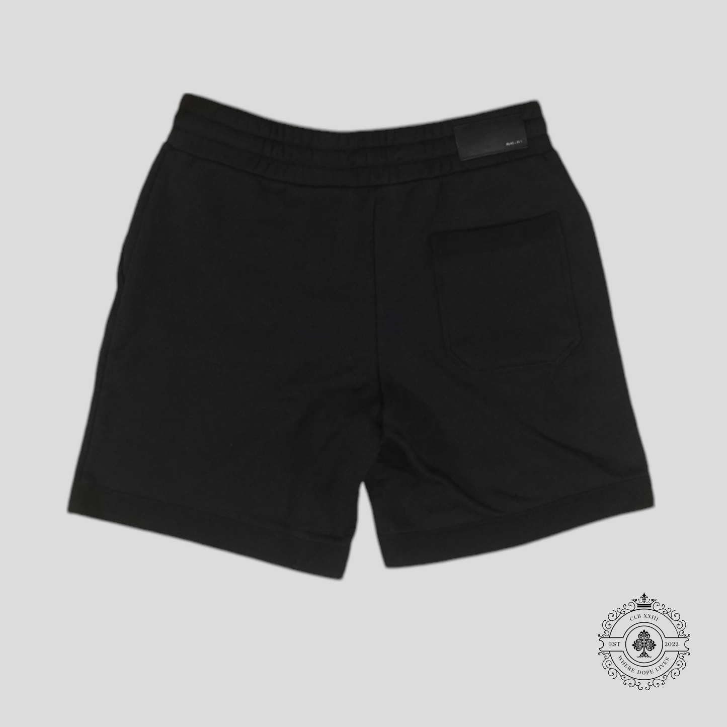 Amiri Monogram Sweatshorts in Black Gold