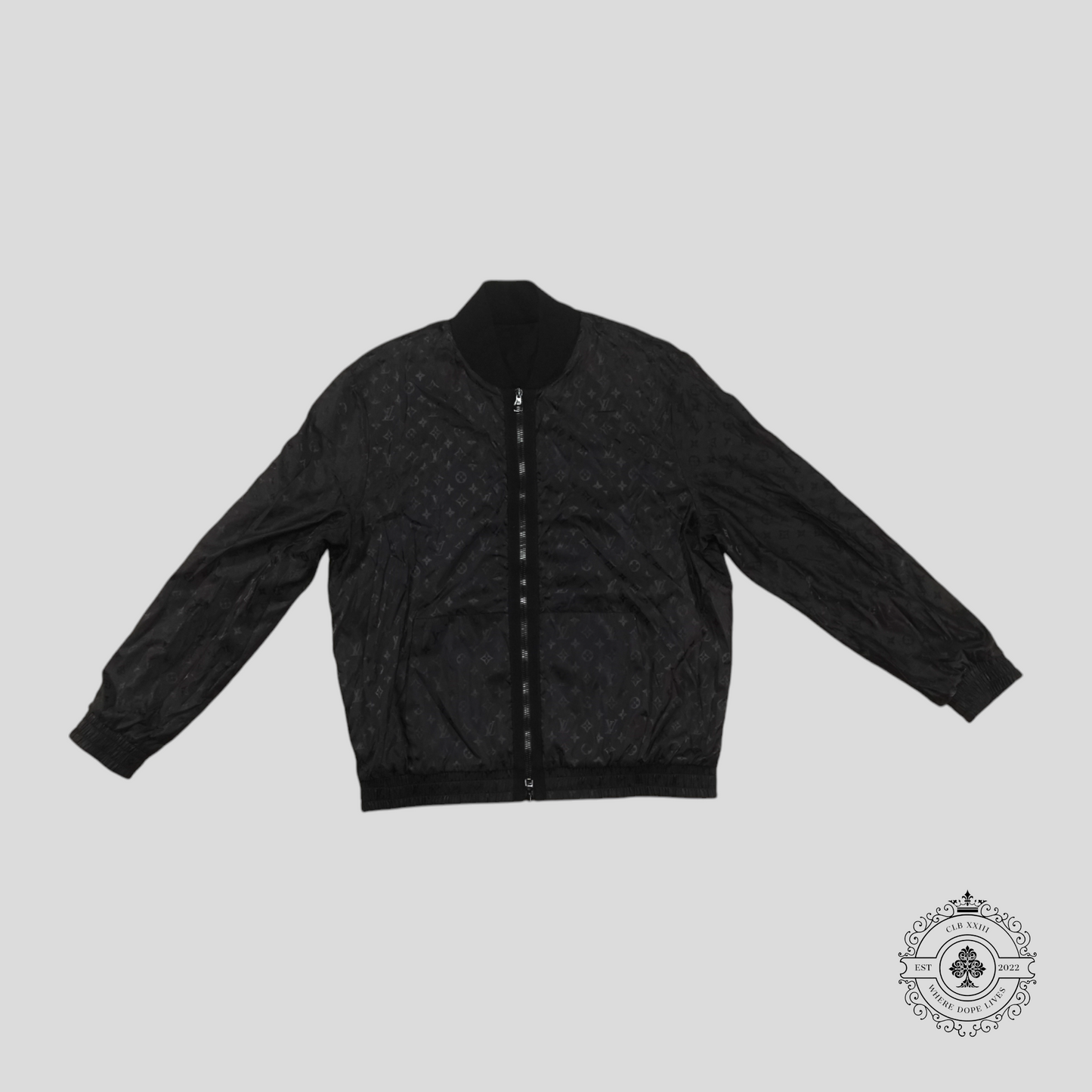 Louis Vuitton Monogram Reversible Light Bomber in Black