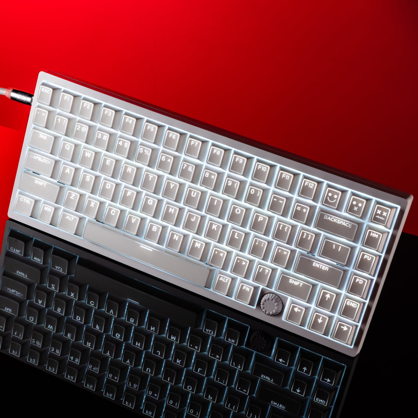 XVX PRISM Shine-Through Double-Shot Cherry Profile PBT Keycap Set 142-key