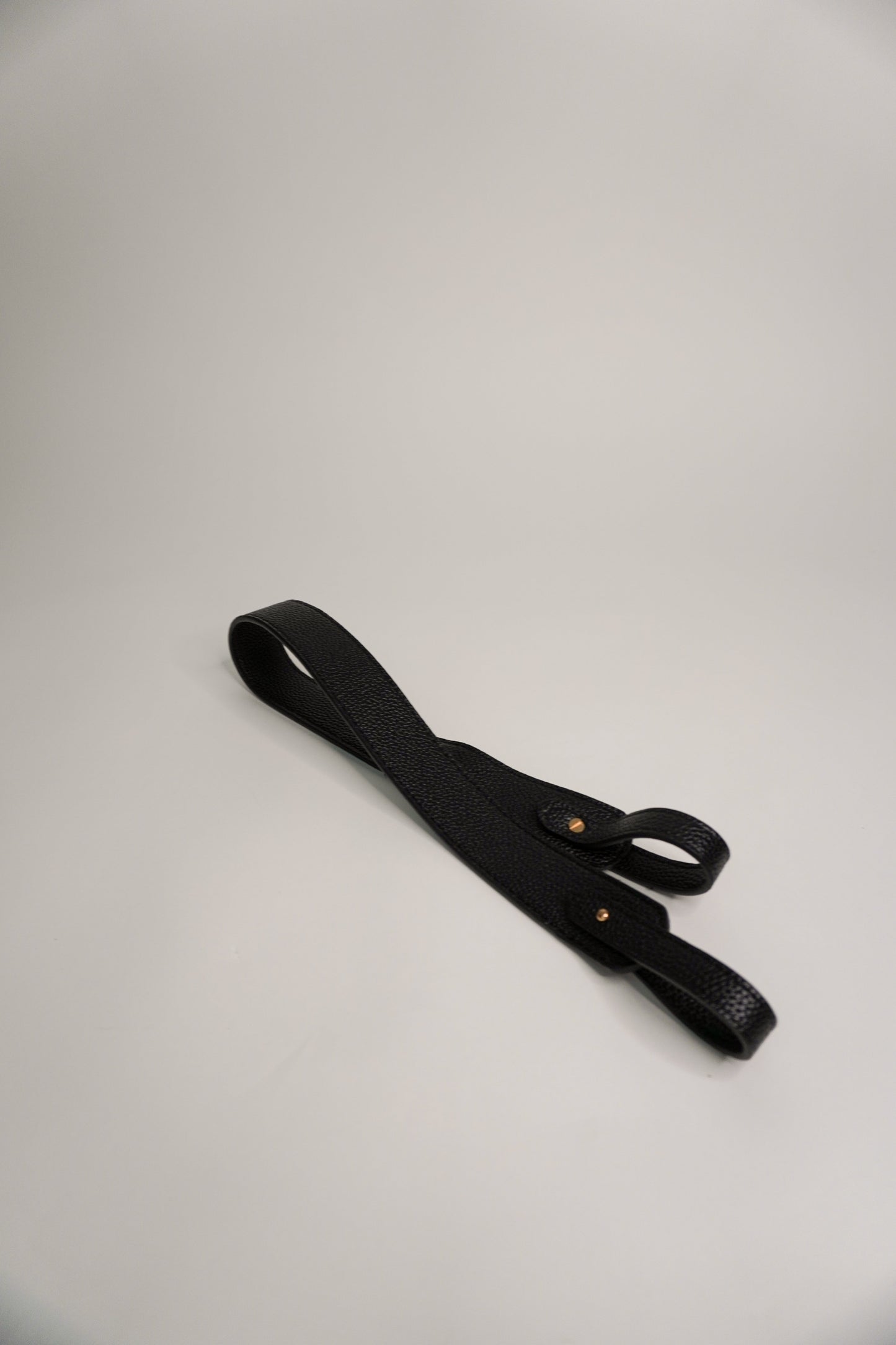 Black Vegan Leather Strap