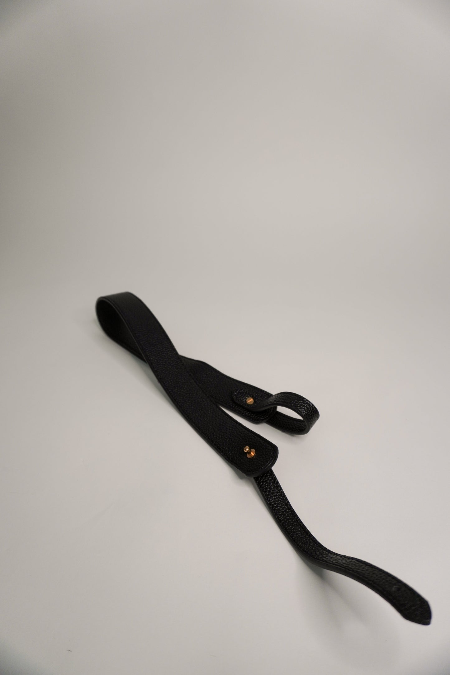 Black Vegan Leather Strap