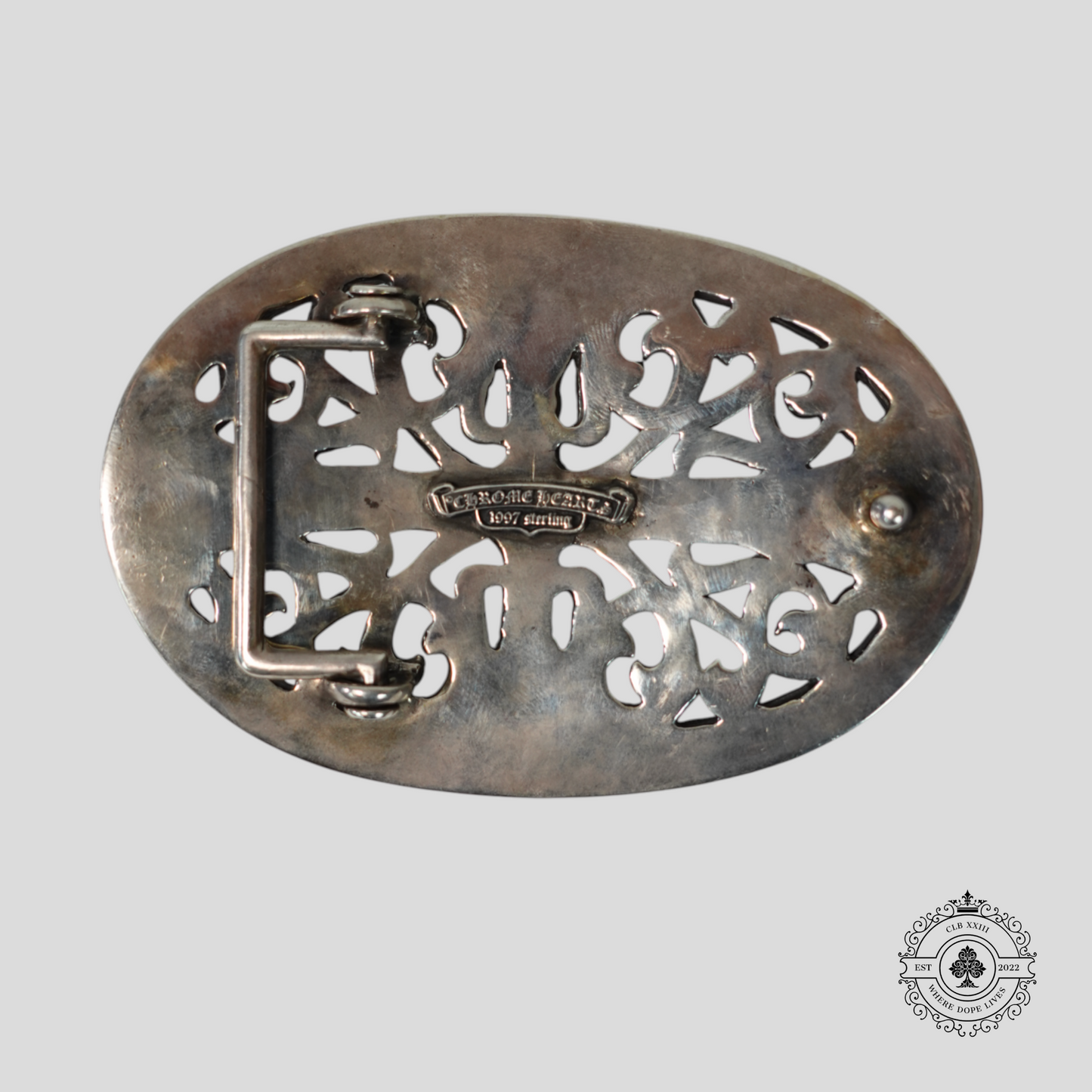 Chrome Hearts XXL Oval Cross Buckle