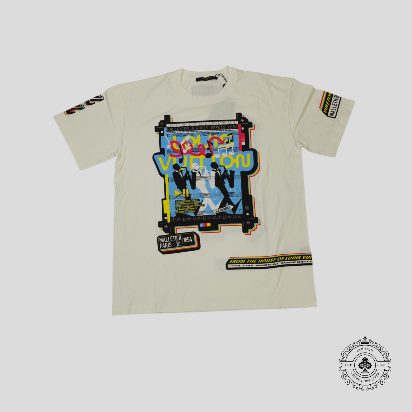 Louis Vuitton LV Jazz Flyers Tee in White