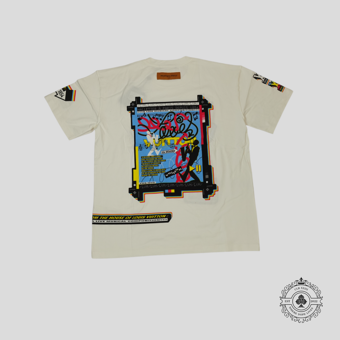 Louis Vuitton LV Jazz Flyers Tee in White