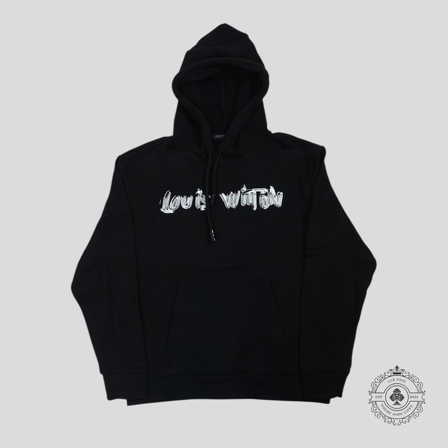Louis Vuitton Graphic Hoodie in Black