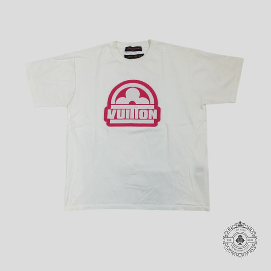 Louis Vuitton Graphic Short Sleeve Crewneck in White