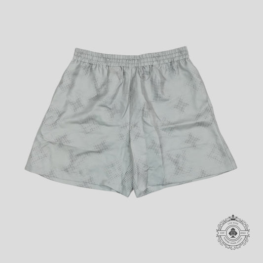 Louis Vuitton Pixelate Monogram Silk Shorts in Grey